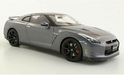 Nissan Skyline R35 1/18 Autoart GT-R gris coche miniatura