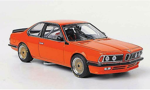 Bmw 635 Gr.A 1/43 Autoart naranja Plain Body Version coche miniatura