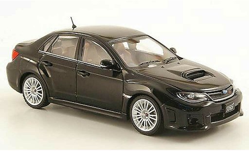 Subaru Impreza WRX 1/43 Ebbro STI A-Line negro 2010 coche miniatura