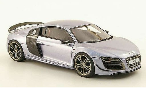 Audi R8 gt 1/43 Look Smart gris azul coche miniatura