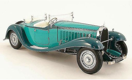 Bugatti Roadster Esders roadster 1/18 Bauer verde 1932 coche miniatura