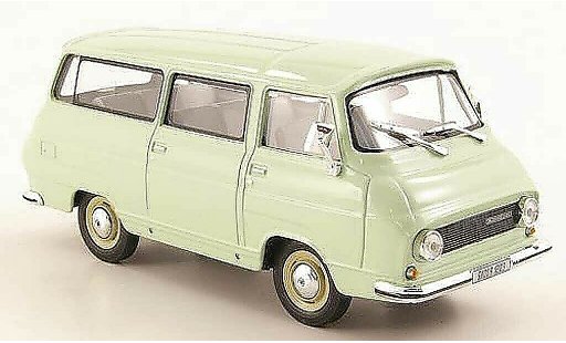 Skoda 1203 Kastenwagen 1/43 Abrex Lieferwagen verde coche miniatura