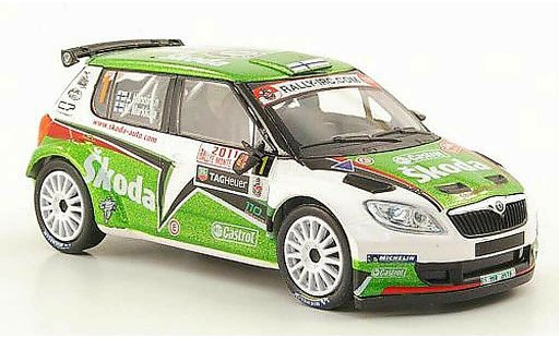 Skoda Fabia S2000 1/43 Abrex No.1 Hanninen/Markkula Rally Monte Carlo 2011 coche miniatura