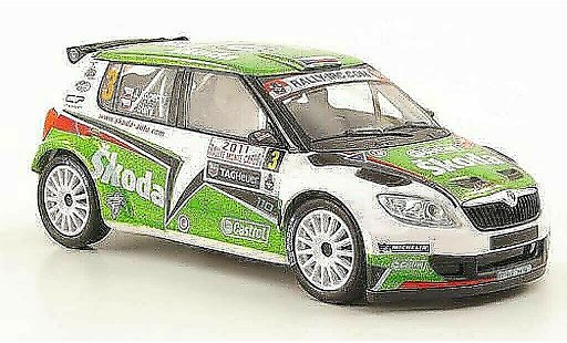 Skoda Fabia S2000 1/43 Abrex No.3 Kopecky/Stary Rally Monte Carlo 2011 coche miniatura