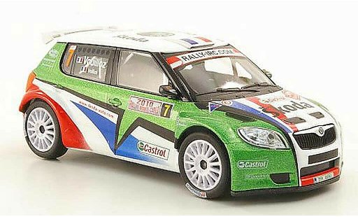Skoda Fabia S2000 1/43 Abrex No.7 Vouilloz/Veillas Rally Monte Carlo 2010 coche miniatura