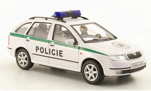 Skoda Fabia Police 1/43 Abrex Policie Polic&iacute;a Tschechien coche miniatura
