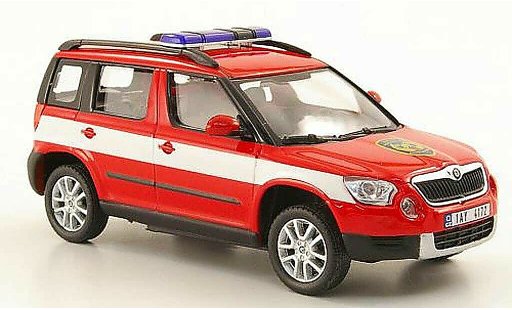 Skoda Yeti Livree Flotte 1/43 Abrex Hasici Bomberos Tschechien coche miniatura