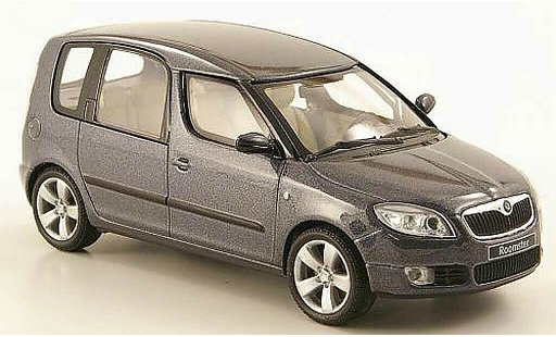 Skoda Roomster Base 1/43 Abrex gris 2006 coche miniatura