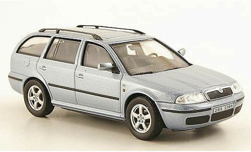 Skoda Octavia Combi 1/43 Abrex Tour azul coche miniatura