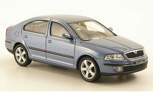 Skoda Octavia Limousine 1/43 Abrex Limusina azulgris coche miniatura