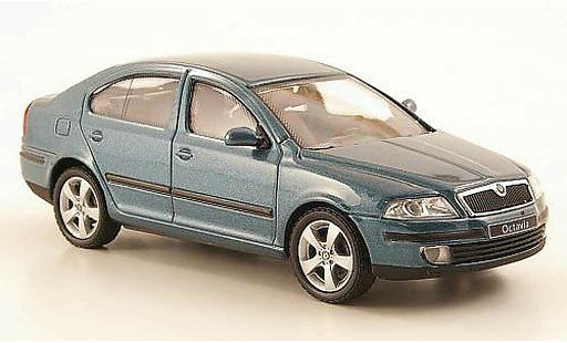 Skoda Octavia Limousine 1/43 Abrex Limusina azul coche miniatura