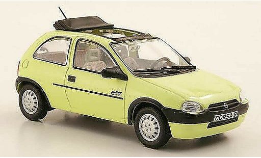 Opel Corsa B Swing 1/43 Hachette B amarillo (ohne Magazin) 1993 coche miniatura