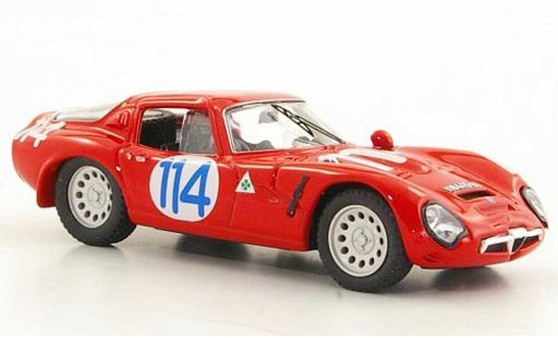 Alfa Romeo Giulia TZ2 1/43 Best No.114 ''Geki'' / Zeccoli Targa Florio 1966 coche miniatura