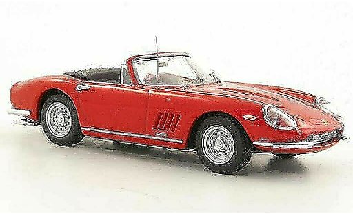 Ferrari 275 GTB/4 1/43 Best Spider rojo S.McQueen coche miniatura