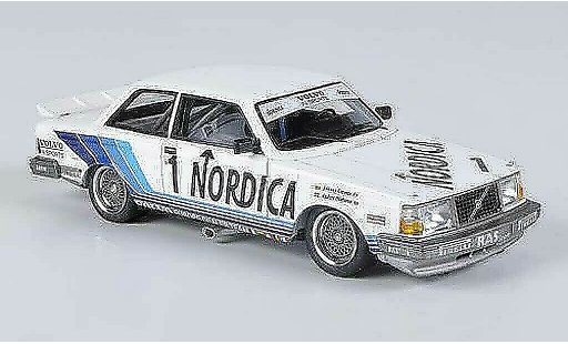 Volvo 240 Turbo 1/43 Neo Gr.A No.1 Nordica RAS Sport J.Cecotto / A.Olofsson ETCC Zolder 1986 coche miniatura