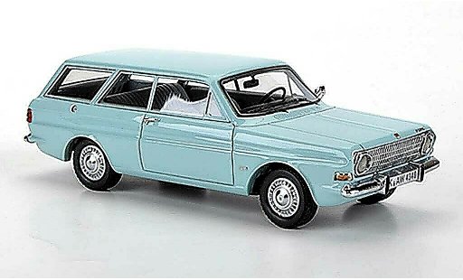 Ford Taunus 12M 1/43 Neo (P6) Turnier turquesa coche miniatura