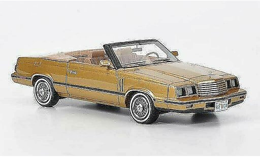 Dodge 600 Cabriolet 1/43 American Excellence Convertible gold limitada edition 1984 coche miniatura