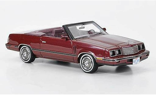 Dodge 600 Cabriolet 1/43 Neo Convertible rojo 1984 coche miniatura