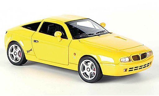 Lancia Hyena Zagato Base 1/43 Neo amarillo limitada Auflage 300 pieza 1992 coche miniatura