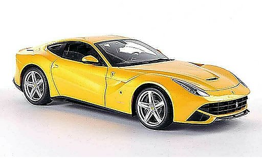Ferrari F12 Berlinetta 1/18 Hot Wheels Elite 2 Berlina amarillo (Elite) coche miniatura
