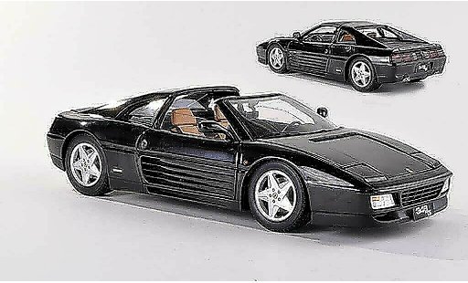 Ferrari 348 TS 1/18 Hot Wheels Elite negro (Elite) coche miniatura