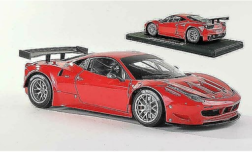 Ferrari 458 Italia GT2 1/18 Hot Wheels Elite rojo Presentationsfahrzeug (Elite Special) coche miniatura