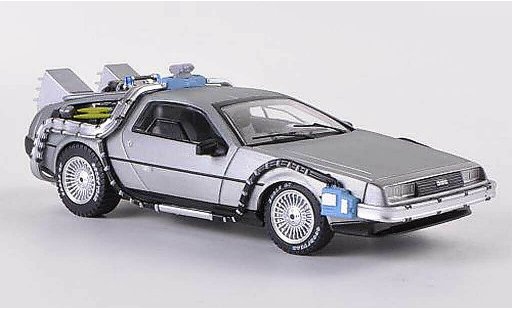 De Lorean futur I Time Machine 1/43 Hot Wheels Elite DMC-12 Back to the Future coche miniatura
