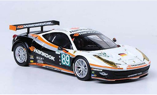 Ferrari 458 Italia GT2 1/43 Hot Wheels Elite No.89 Farnbacher Racing 24h Le Mans (Elite) 2011 coche miniatura