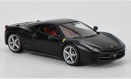 Ferrari 458 Italia 1/43 Hot Wheels Elite matenegro coche miniatura