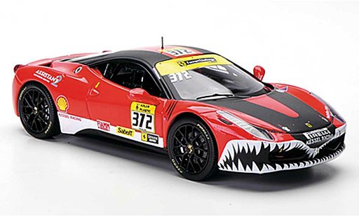 Ferrari 458 Challenge 1/43 Hot Wheels Elite No.372 Kessel Racing 2011 coche miniatura