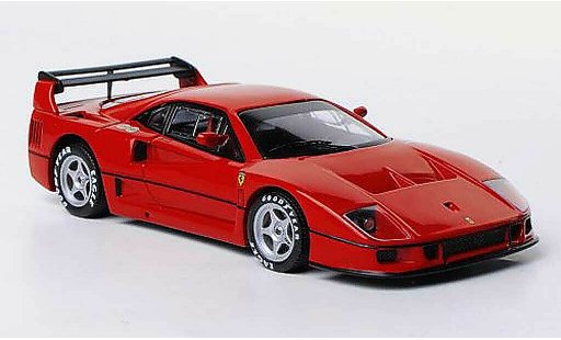 Ferrari F40 Test Car 1/43 Hot Wheels Elite Competizione Presentationsfahrzeug rojo coche miniatura