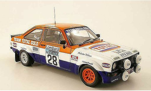 Ford Escort Rally 1/18 Sun Star 1800 No.28 Total RAC 1979 M.Wilson / T.Harryman coche miniatura