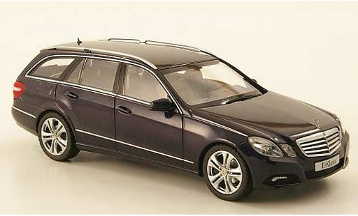 Mercedes Classe E T-Modell 1/43 Schuco (S212) azul 2009 coche miniatura