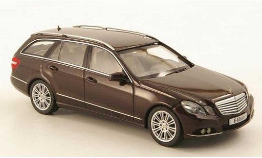 Mercedes Classe E T-Modell 1/43 Schuco (S212) marron 2009 coche miniatura
