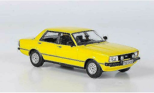 Ford Cortina S 1/43 Vanguards MkIV 2.0S amarillo coche miniatura
