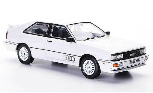 Audi Quattro coupe 1/43 Vanguards MkII blanco RHD 1987 coche miniatura