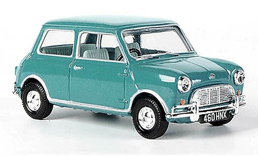 Austin Mini cooper s 1/43 Vanguards Super de Luxe azul RHD coche miniatura