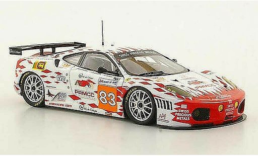 Ferrari F430 GTC 1/43 Fujimi No.83 Team JMB Racing M.Rodrigues / J.-M.Menahem / N.Marroc 24h Le Mans 2011 coche miniatura