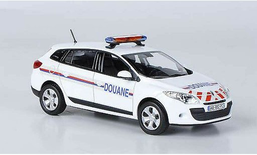 Renault Megane Estate 1/43 Norev Zoll Douane 2009 coche miniatura