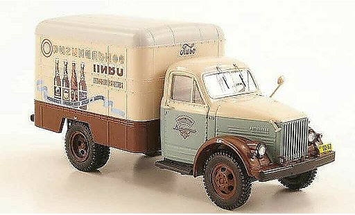 Gaz 51 Kasten 1/43 DIP Models Furgoneta Bier 1950 coche miniatura