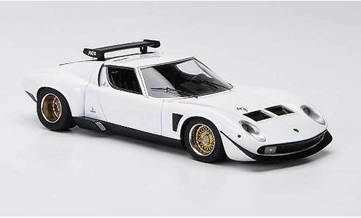 Lamborghini Miura Jota 1/43 FrontiArt SVR blanco 1972 coche miniatura