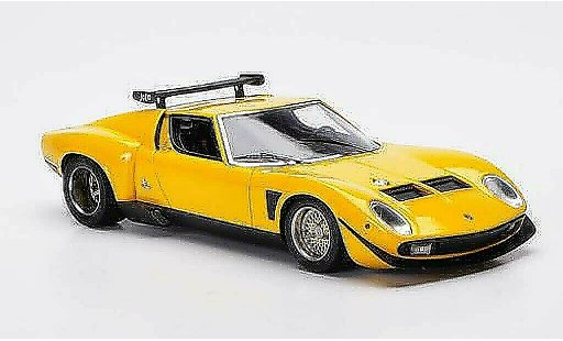 Lamborghini Miura Jota 1/43 FrontiArt SVR amarillo 1972 coche miniatura