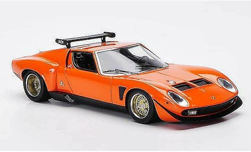 Lamborghini Miura Jota 1/43 FrontiArt SVR naranja 1972 coche miniatura
