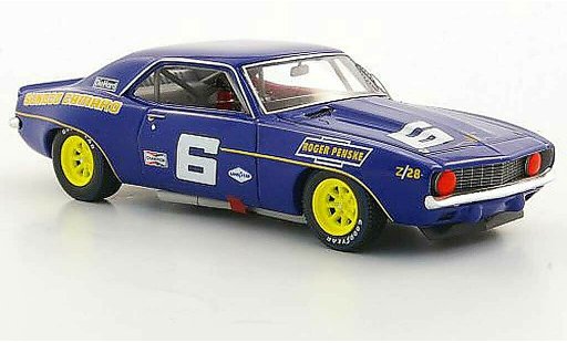 Chevrolet Camaro SS 1/43 Spark No.6 M.Donohue Trans Am 1969 coche miniatura