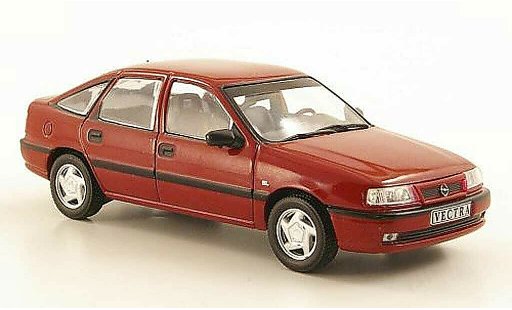 Opel Vectra GL 1/43 Hachette A rojo (ohne Magazin) 1993 coche miniatura