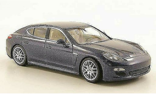 Porsche Panamera 4S 1/43 Minichamps azul 2010 coche miniatura