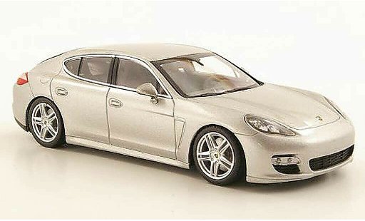 Porsche Panamera Turbo 1/43 Minichamps gris 2010 coche miniatura