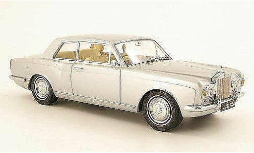Rolls Royce Silver Shadow Mulliner Park Ward Coupe 1/18 Paragon Two-Door gris metallisee RHD 1968 coche miniatura