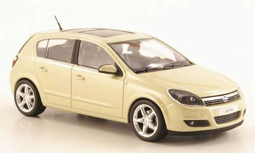 Opel Astra Base 1/43 Minichamps H beige 5-Turer coche miniatura