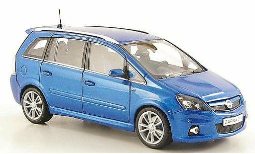 Opel Zafira B 1/43 Minichamps OPC azul coche miniatura